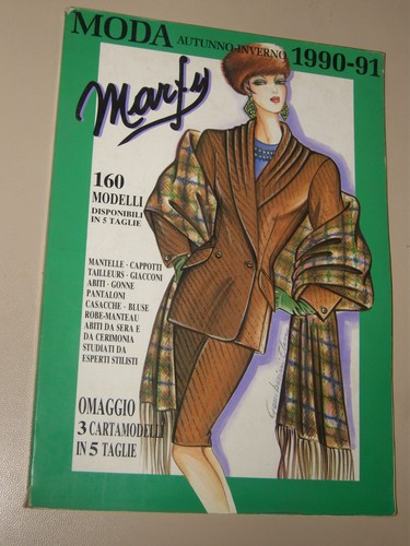 Moda marfy 1990 catalogo - moda, 1990/91